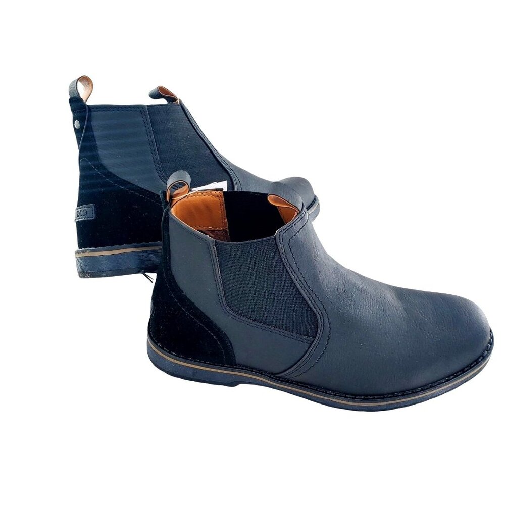 IZOD Boots Mens 8 Chukka Buffed Leather Water-Resistant Casual Business Shoes - Picture 4 of 10